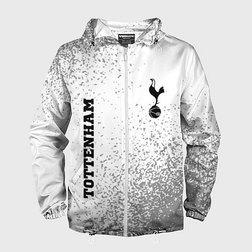 Мужская ветровка Tottenham sport на светлом фоне вертикально / 3D-Белый – фото 1