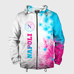 Мужская ветровка Napoli neon gradient style по-вертикали