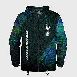 Мужская ветровка Tottenham glitch blue