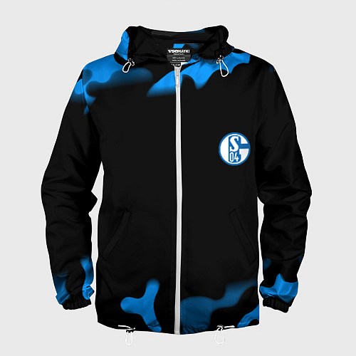 Мужская ветровка Schalke 04 fc camo / 3D-Белый – фото 1