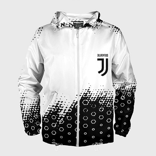 Мужская ветровка Juventus sport steel / 3D-Белый – фото 1