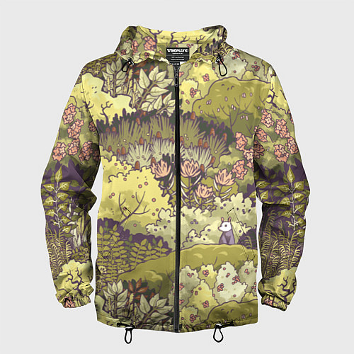 Мужская ветровка Найди опоссума / 3D-Черный – фото 1