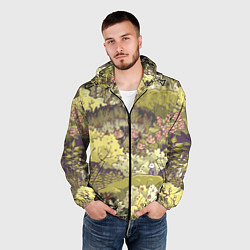 Ветровка с капюшоном мужская Найди опоссума, цвет: 3D-черный — фото 2