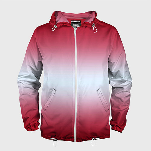 Мужская ветровка Gradient color / 3D-Белый – фото 1