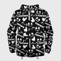 Мужская ветровка Fortnite black pattern