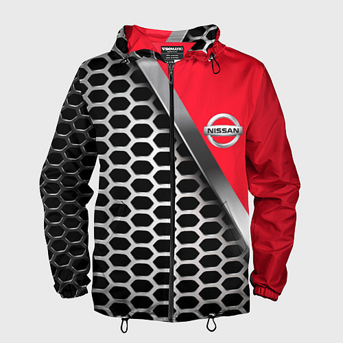 Мужская ветровка Nissan metalic auto / 3D-Черный – фото 1