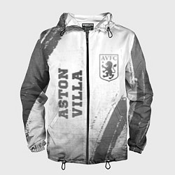 Мужская ветровка Aston Villa - white gradient вертикально