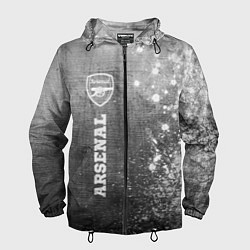 Мужская ветровка Arsenal - grey gradient по-вертикали