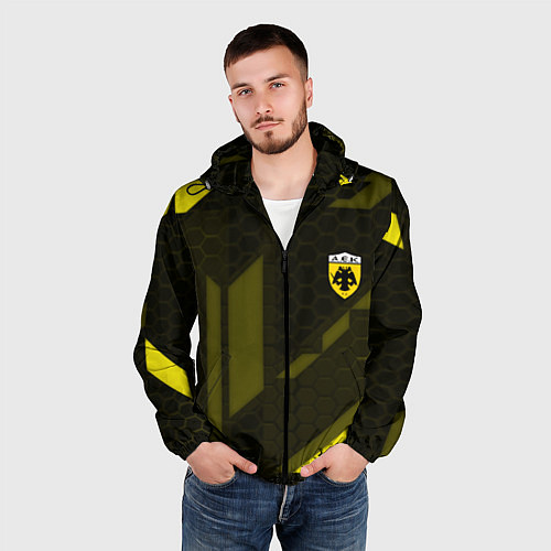 Мужская ветровка AEK fc geometry / 3D-Черный – фото 3