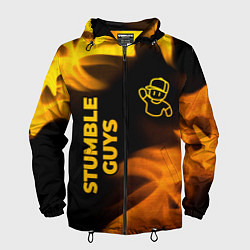 Мужская ветровка Stumble Guys - gold gradient вертикально