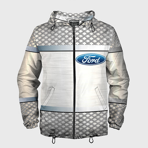 Мужская ветровка FORD metal steel auto / 3D-Черный – фото 1