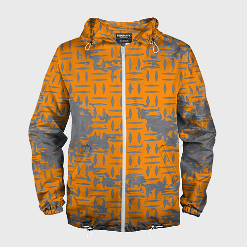 Мужская ветровка Заводской антураж / 3D-Белый – фото 1