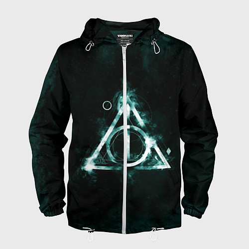 Мужская ветровка Дары смерти / 3D-Белый – фото 1