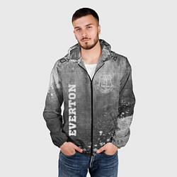 Ветровка с капюшоном мужская Everton - grey gradient вертикально, цвет: 3D-черный — фото 2