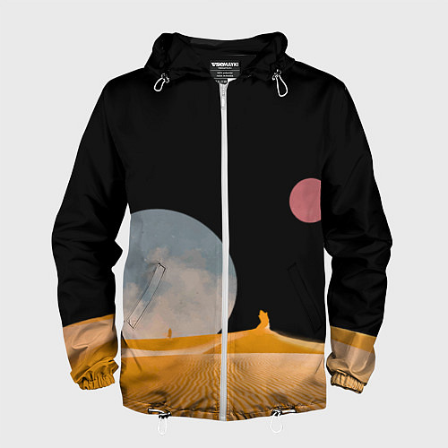 Мужская ветровка Arrakis sandworm Dune / 3D-Белый – фото 1