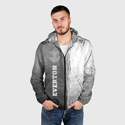 Ветровка с капюшоном мужская Everton - grey gradient по-вертикали, цвет: 3D-черный — фото 2