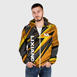 Ветровка с капюшоном мужская Lixiang- gold edition, цвет: 3D-белый — фото 2