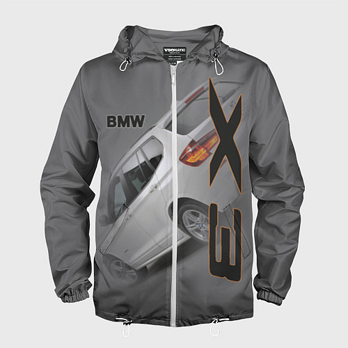 Мужская ветровка BMW X3 / 3D-Белый – фото 1