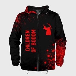 Мужская ветровка Children of Bodom - red gradient вертикально