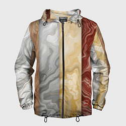 Мужская ветровка Мрамор и дерево