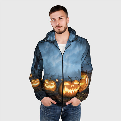 Мужская ветровка Костюмы для halloween / 3D-Черный – фото 3