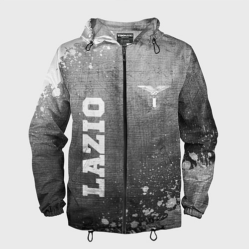 Мужская ветровка Lazio - grey gradient вертикально / 3D-Черный – фото 1