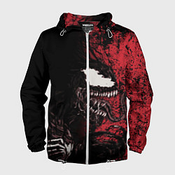 Мужская ветровка Веном на красном