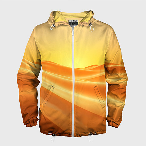 Мужская ветровка Золотые пески / 3D-Белый – фото 1