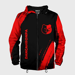 Мужская ветровка Danganronpa - red gradient вертикально