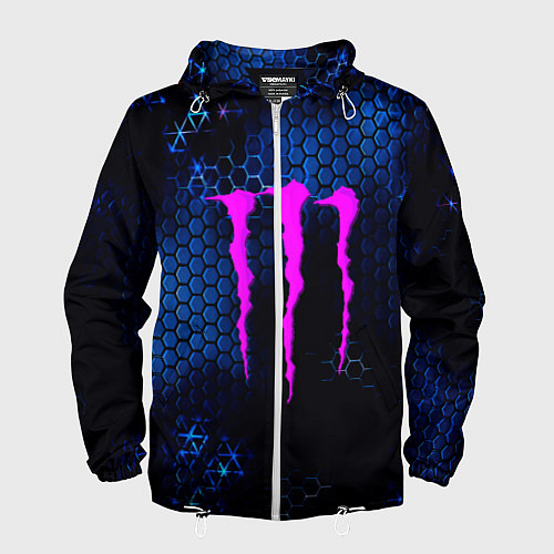 Мужская ветровка Monster energy броня / 3D-Белый – фото 1