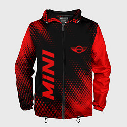 Мужская ветровка Mini - red gradient вертикально