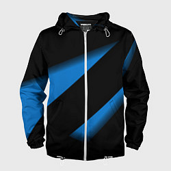 Мужская ветровка Color blue black line