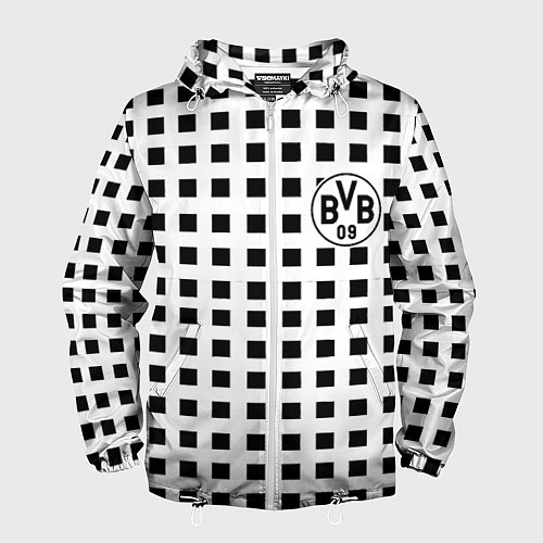 Мужская ветровка Borussia pattern / 3D-Белый – фото 1