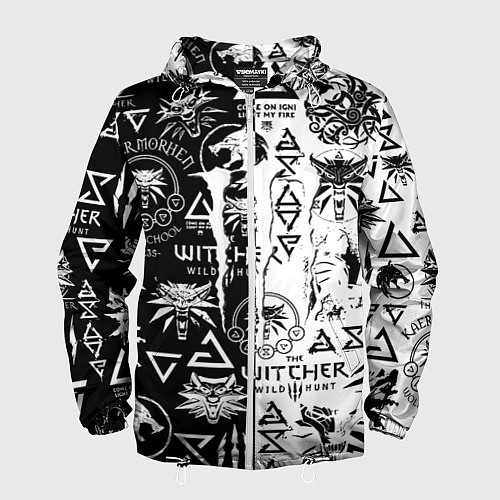 Мужская ветровка Monster energy логотипы игр / 3D-Белый – фото 1