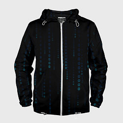 Мужская ветровка Color black blue