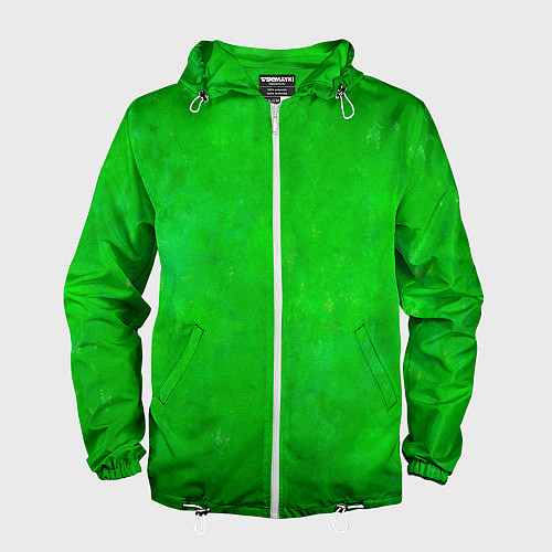 Мужская ветровка Свет зелёного фонаря / 3D-Белый – фото 1