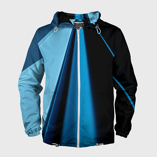 Мужская ветровка Black blue / 3D-Белый – фото 1
