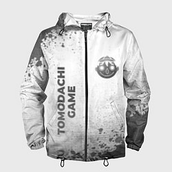 Ветровка с капюшоном мужская Tomodachi Game - white gradient вертикально, цвет: 3D-черный