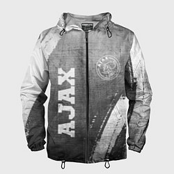 Мужская ветровка Ajax - grey gradient вертикально