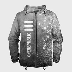 Мужская ветровка OneRepublic - grey gradient по-вертикали