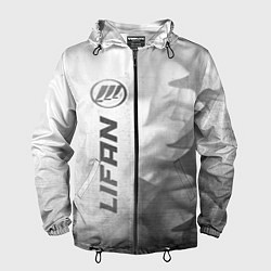 Мужская ветровка Lifan - white gradient по-вертикали