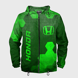 Мужская ветровка Honda - green gradient вертикально