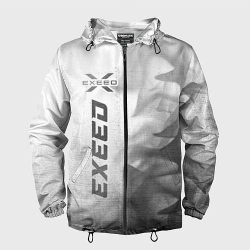 Мужская ветровка Exeed - white gradient по-вертикали / 3D-Черный – фото 1