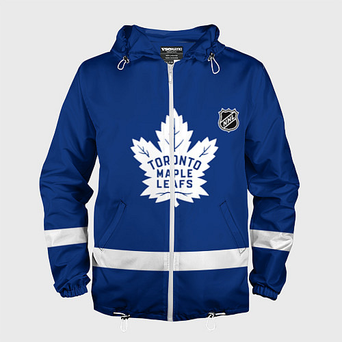 Мужская ветровка Торонто Мейпл Лифс хоккей / 3D-Белый – фото 1