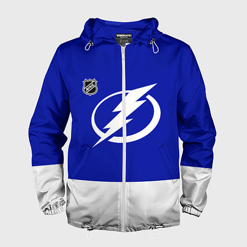 Мужская ветровка Тампа Бэй Лайтнинг хоккей / 3D-Белый – фото 1