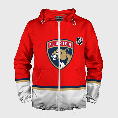 Мужская ветровка Флорида Пантерз хоккей / 3D-Белый – фото 1