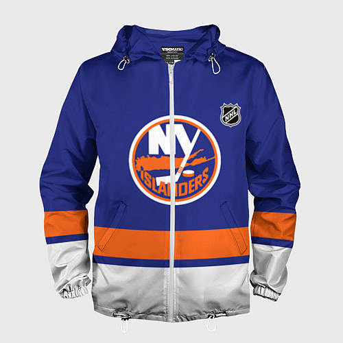 Мужская ветровка Нью Йорк Айлендерс хоккей / 3D-Белый – фото 1