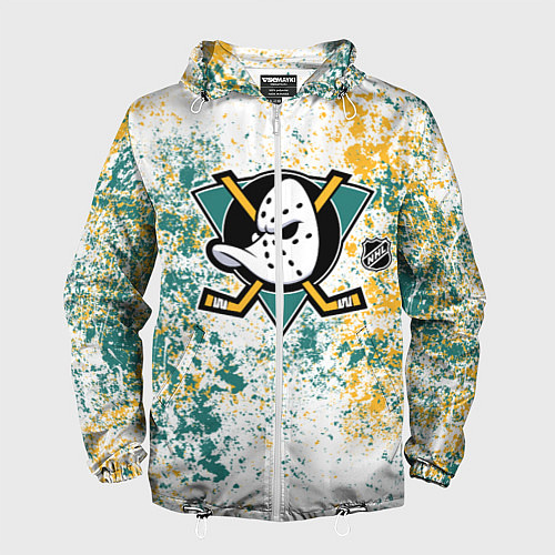Мужская ветровка Anaheim Ducks NHL white / 3D-Белый – фото 1