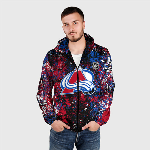Мужская ветровка Colorado Avalanche NHL black / 3D-Черный – фото 3