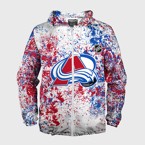Мужская ветровка Colorado Avalanche NHL white / 3D-Белый – фото 1